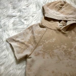 COTTON CITIZEN cropped hooded sweatshirt